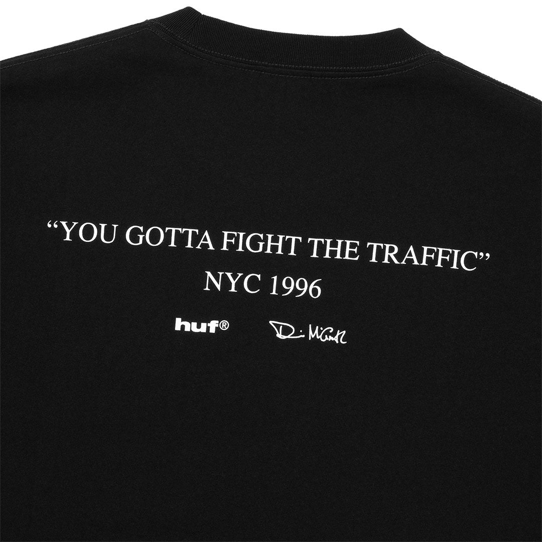 FIGHT THE TRAFFIC S/S TEE / BLACK