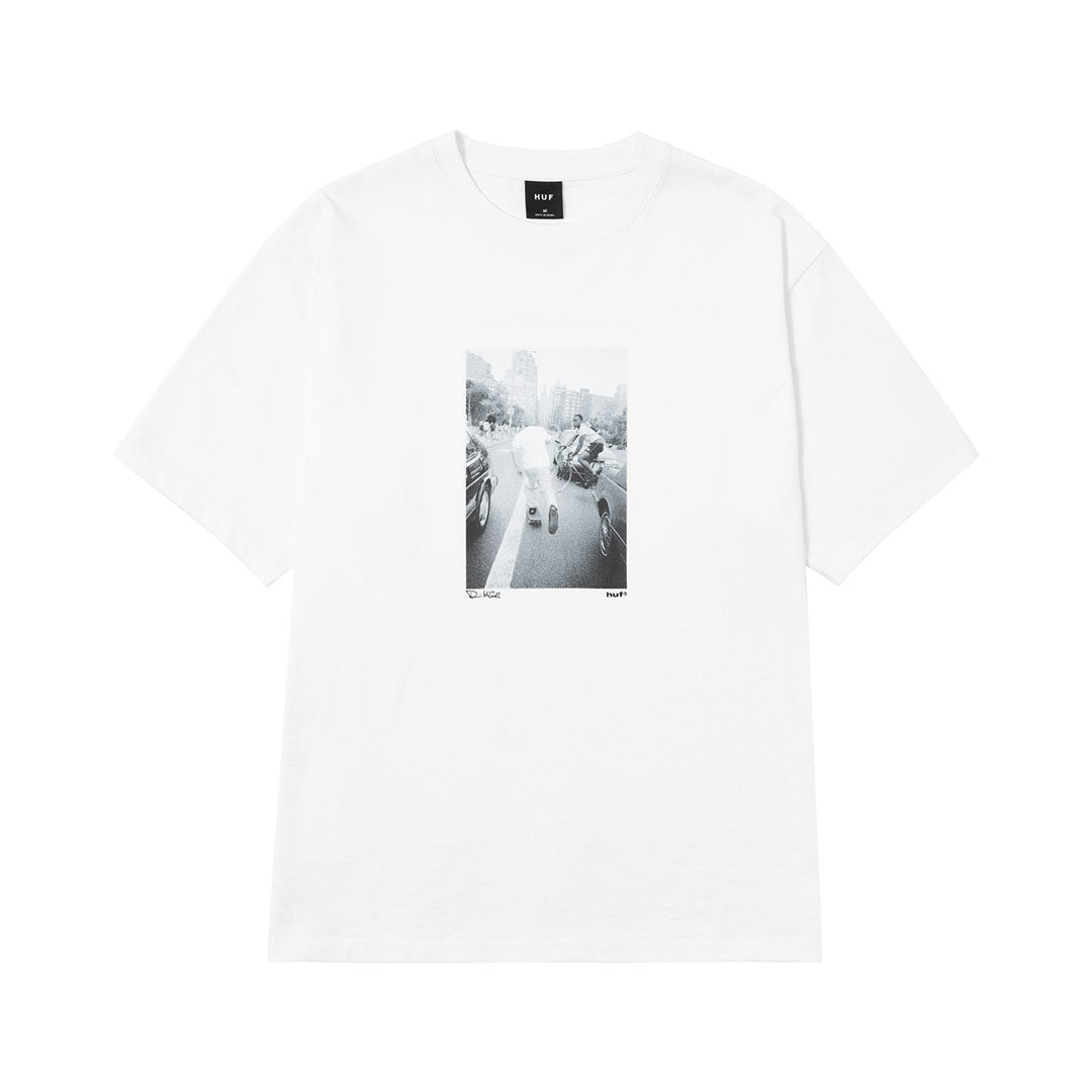 FIGHT THE TRAFFIC S/S TEE / WHITE
