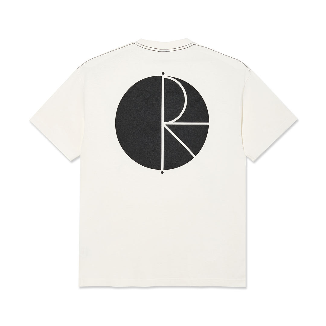 POLAR SKATE CO.（ポーラー スケート カンパニー）| FILL LOGO CONTRAST TEE / IVORY/BLACK | スノーボード・スケートボードのTACTICS JAPAN