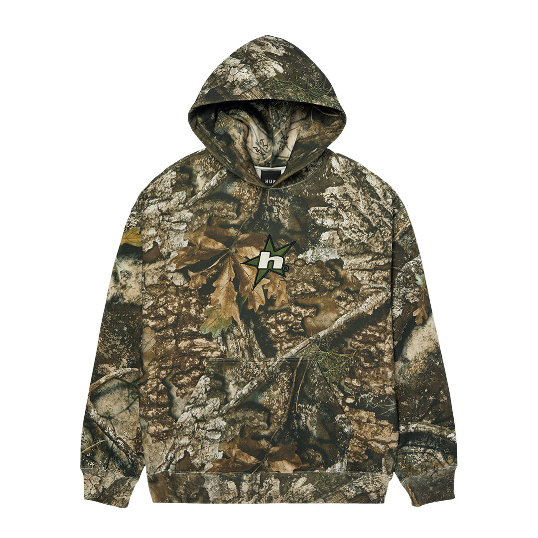 HUF WORLDWIDE（ハフ ワールドワイド）| HUF X REALTREE HEAVYWEIGHT HOODIE | スノーボード・スケートボードのTACTICS JAPAN