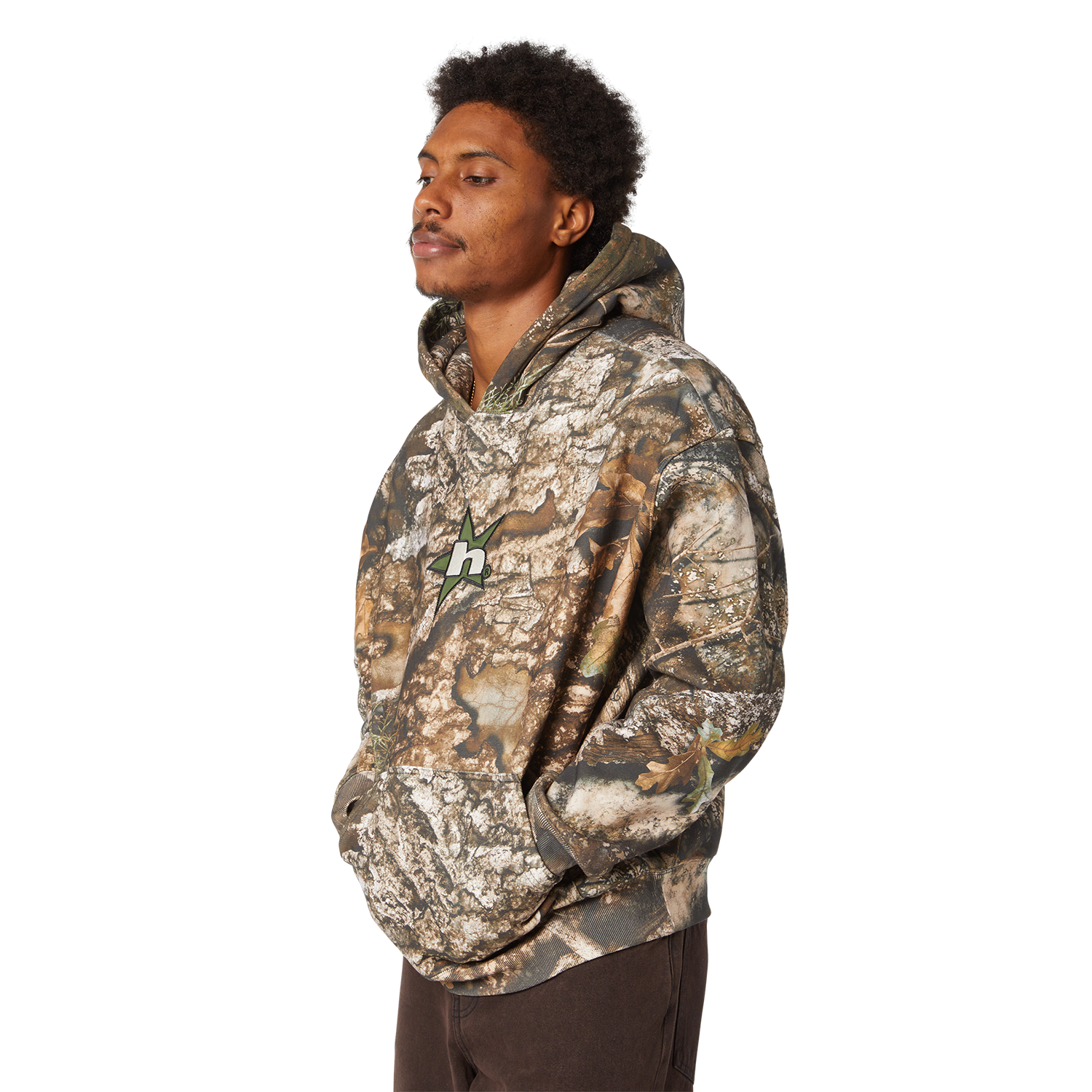 HUF X REALTREE HEAVYWEIGHT HOODIE