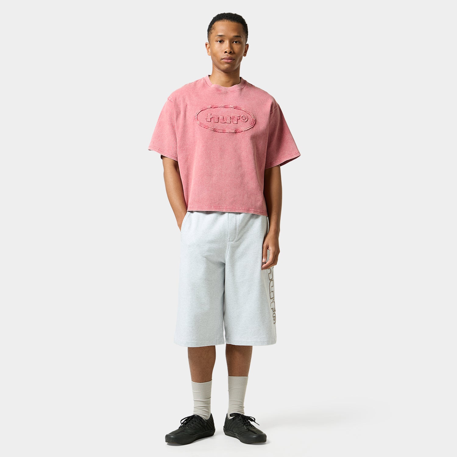 89 OVAL S/S CREW / RED