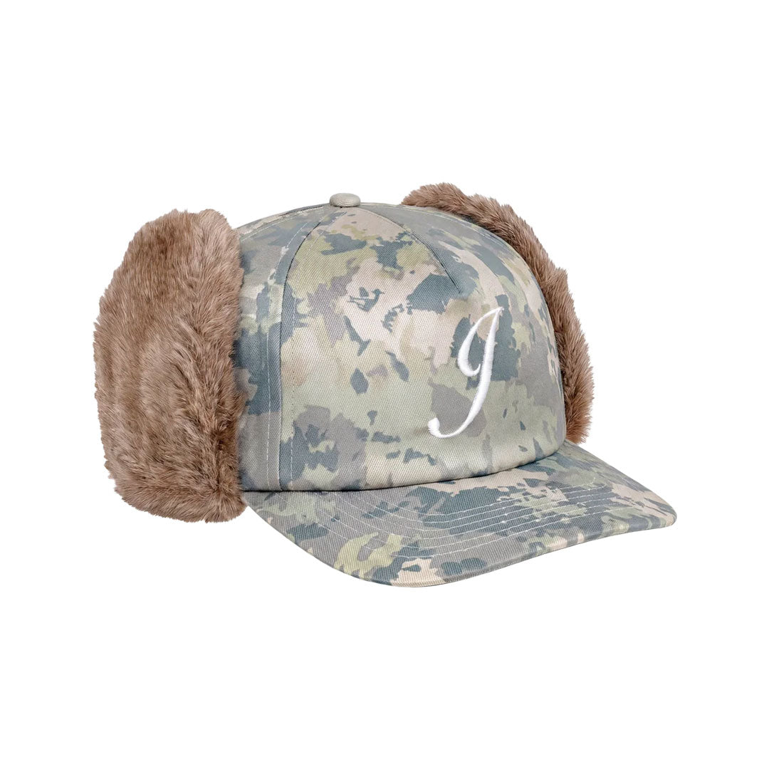 JACKER（ジャッカー）| FLAP EAR SNAPBACK 5-PANEL / DESERT CAMO | スノーボード・スケートボードのTACTICS JAPAN