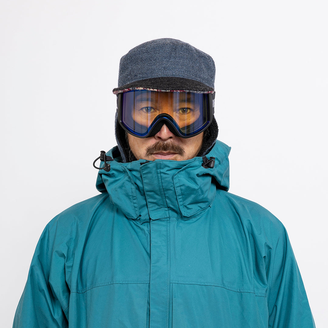 REVOLT OPTICAL（リボルト オプティカル）| FLAT LIGHT FLAME MAT BLACK BLACK / BLUE MIRROR/CLEAR PHO | スノーボード・スケートボードのTACTICS JAPAN