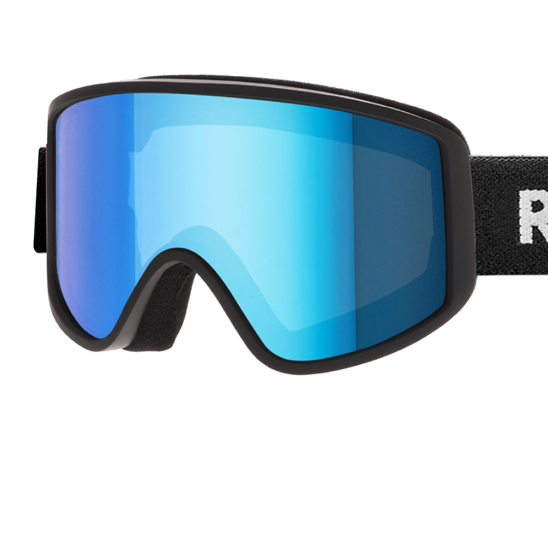 REVOLT OPTICAL（リボルト オプティカル）| FLAT LIGHT FLAME MAT BLACK BLACK / BLUE MIRROR/CLEAR PHO | スノーボード・スケートボードのTACTICS JAPAN