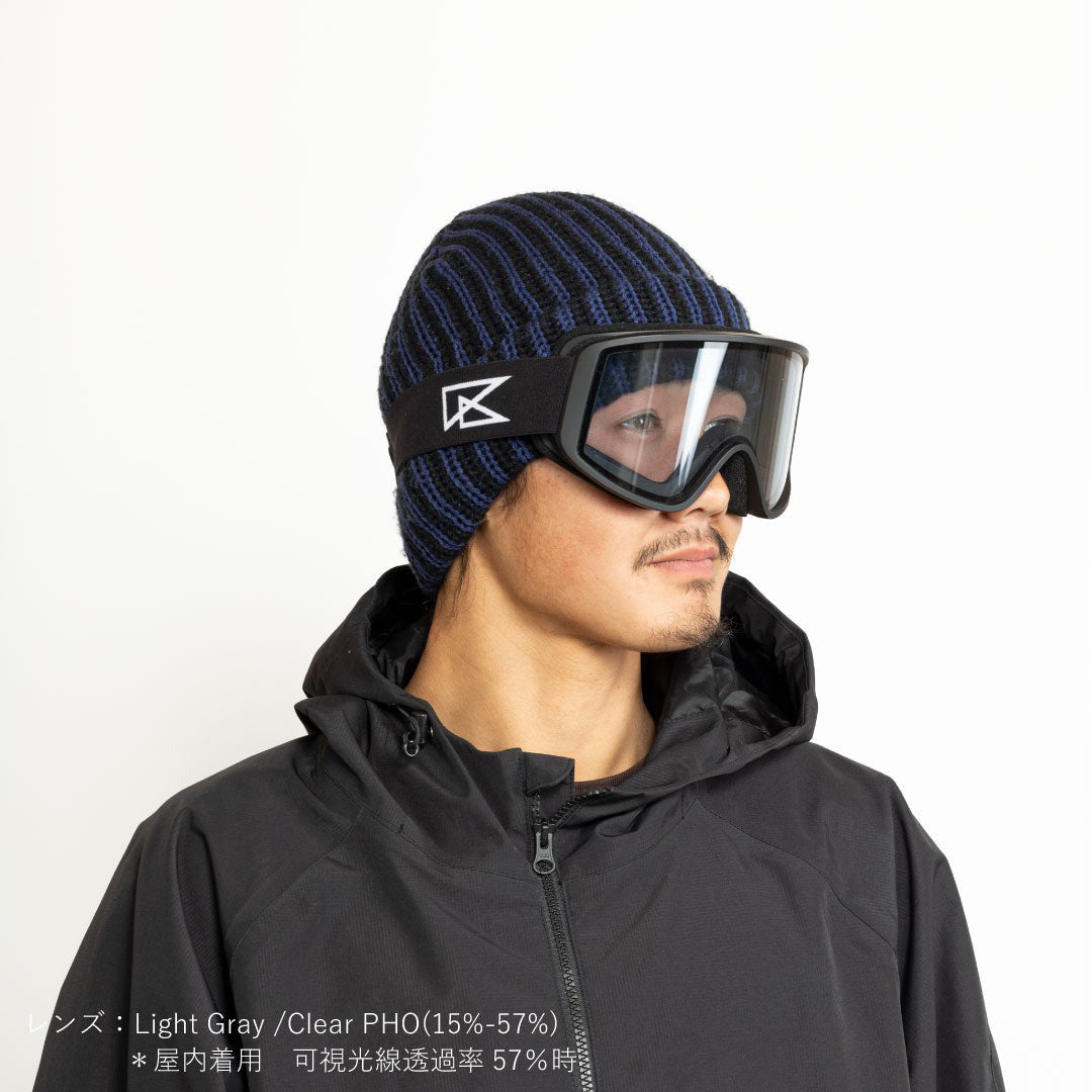 REVOLT OPTICAL（リボルト オプティカル）| FLAT LIGHT FLAME MAT BLACK BLACK / LIGHT GRAY/CLEAR PHO | スノーボード・スケートボードのTACTICS JAPAN