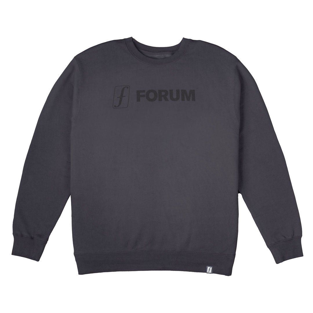 FORUM SNOWBOARDS（フォーラム スノーボード）| FORUM LOCKUP HEAVYWEIGHT SWEATSHIRT / ASPHALT | スノーボード・スケートボードのTACTICS JAPAN