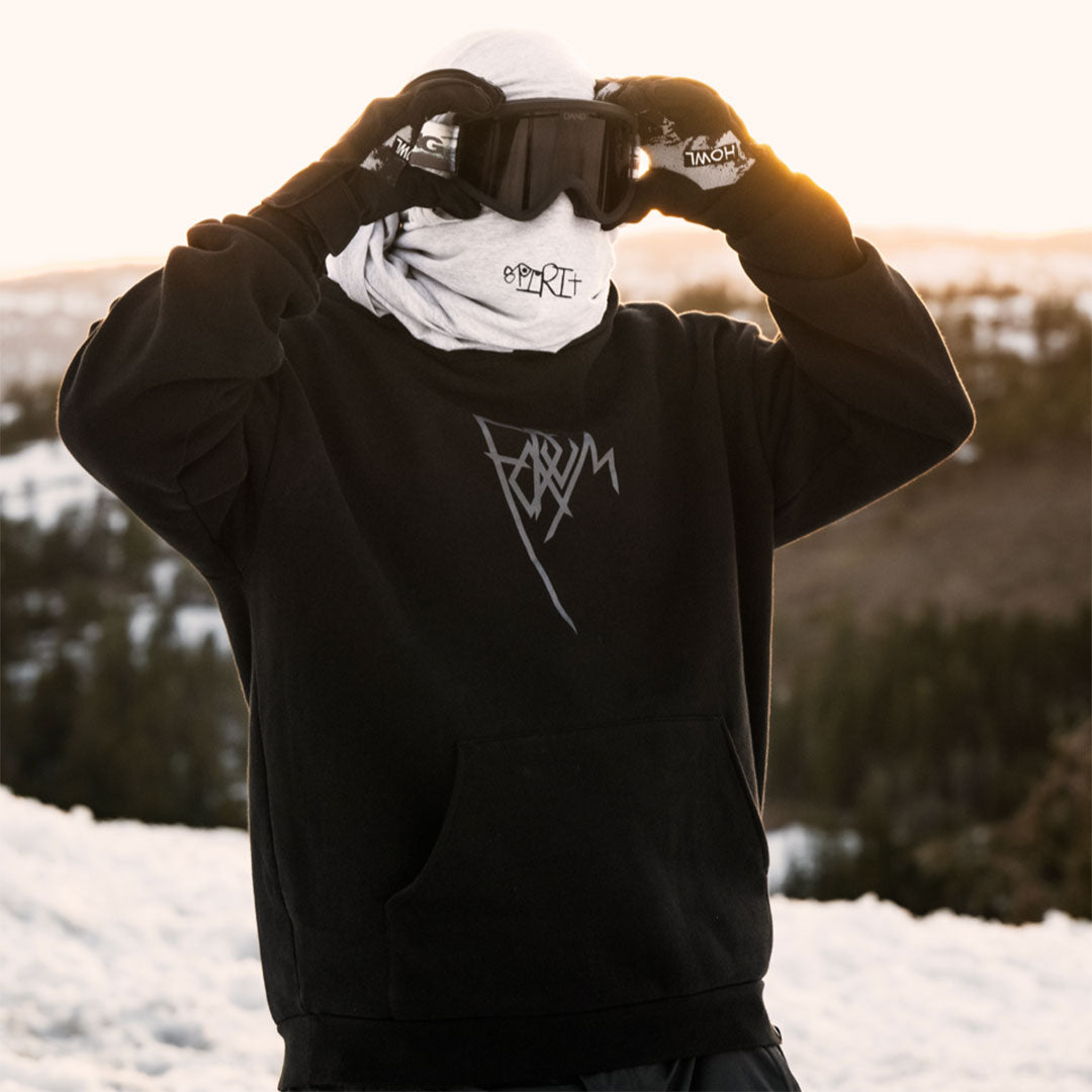 FORUM SNOWBOARDS（フォーラム スノーボード）| FORUM ROOST HEAVWEIGHT HOODIE / BLACK | スノーボード・スケートボードのTACTICS JAPAN
