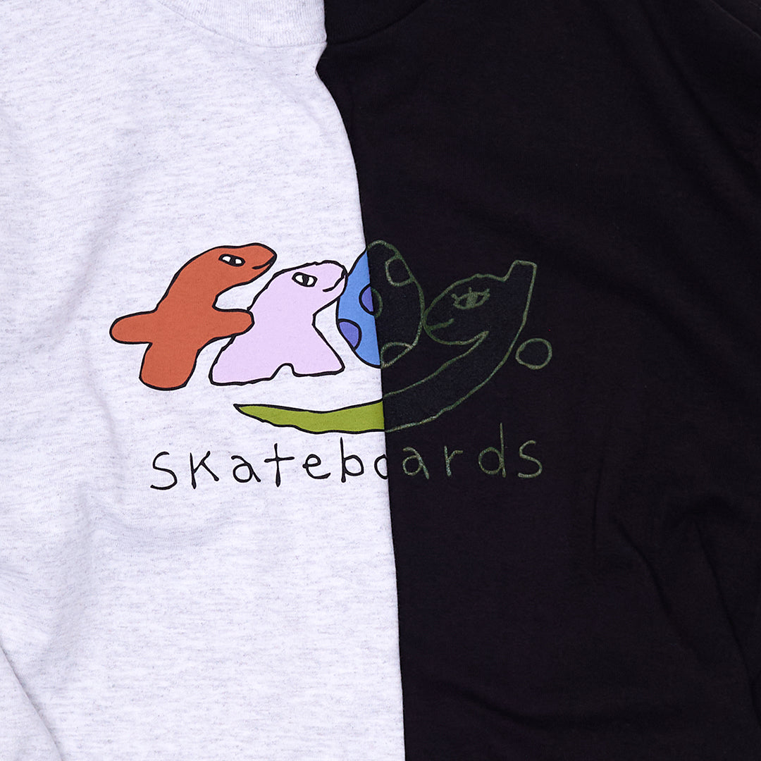 FROG SKATEBOARDINGS（フロッグ スケートボーディング）| クロージング | DINO LOGO T-SHIRT / BLACK | スノーボード・スケートボードのTACTICS JAPAN