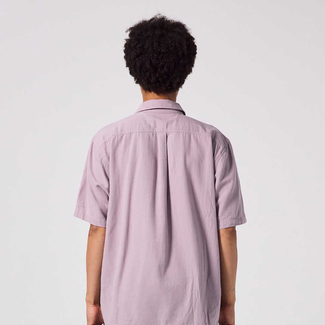 FORMER （フォーマー）VIVIAN HERRINGBONE SS SHIRT / VIOLET