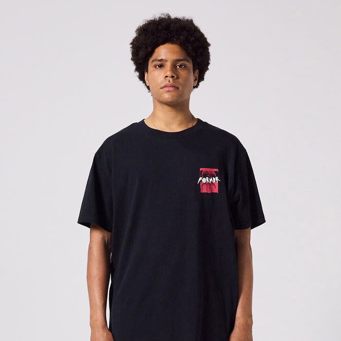 FORMER（フォーマー）| DROID CRUX T-SHIRT / BLACK | スノーボード・スケートボードのTACTICS JAPAN