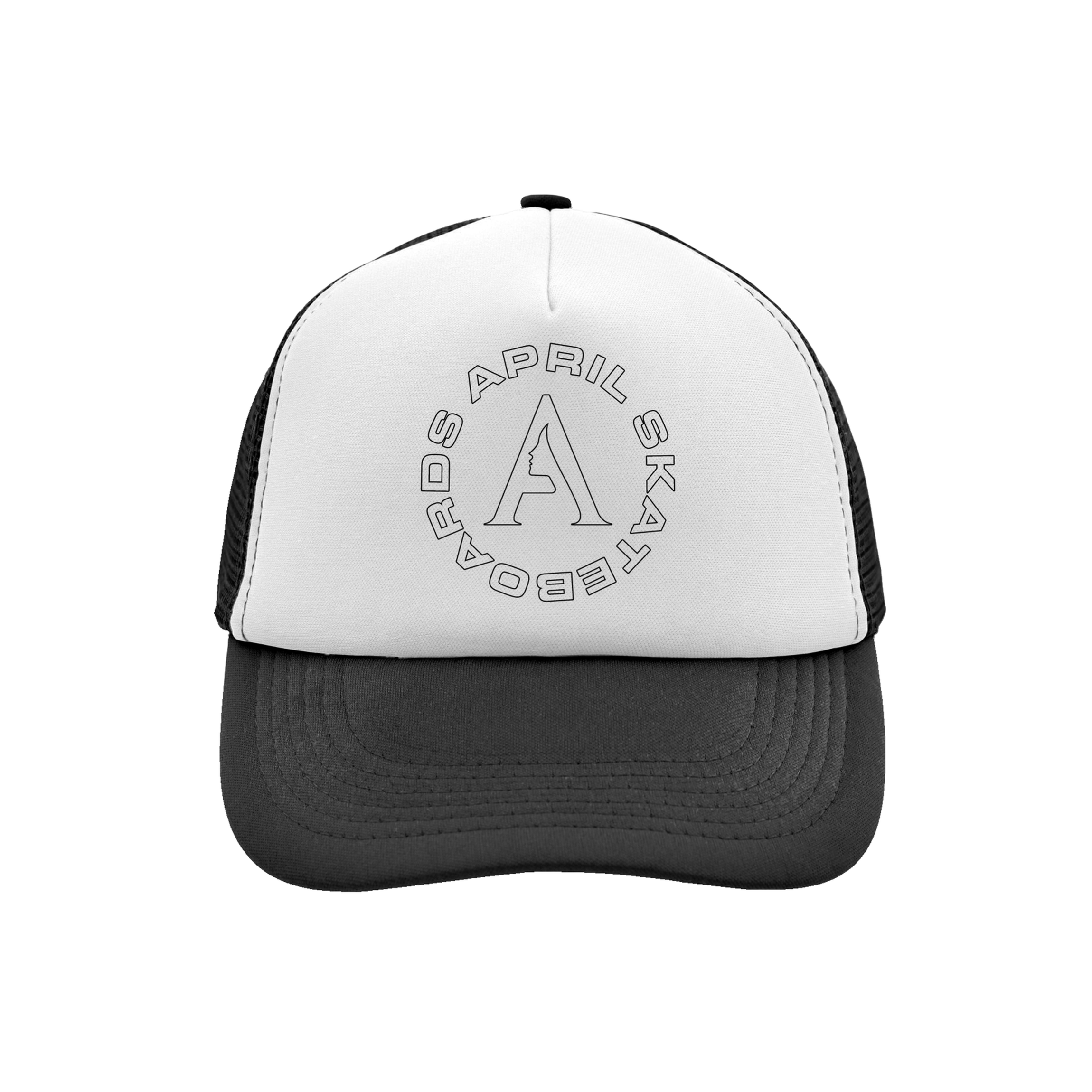 APRIL SKATEBOARDS (エイプリール スケートボード) | ハット＆ビーニー | FULL CIRCLE TRUCKER /  BLACK | スノーボード・スケートボードのTACTICS JAPAN