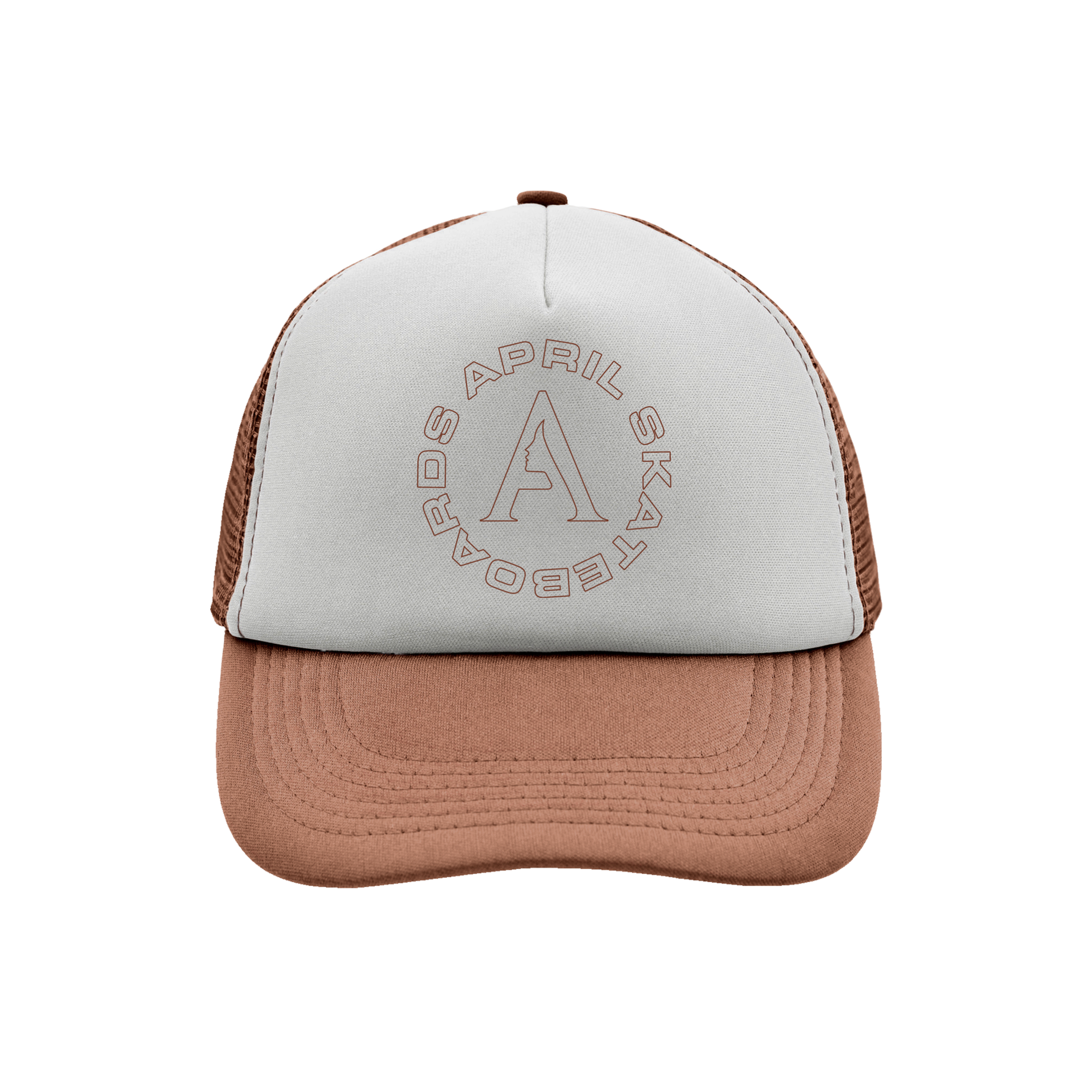 APRIL SKATEBOARDS (エイプリール スケートボード) | ハット＆ビーニー | FULL CIRCLE TRUCKER /  BROWN | スノーボード・スケートボードのTACTICS JAPAN