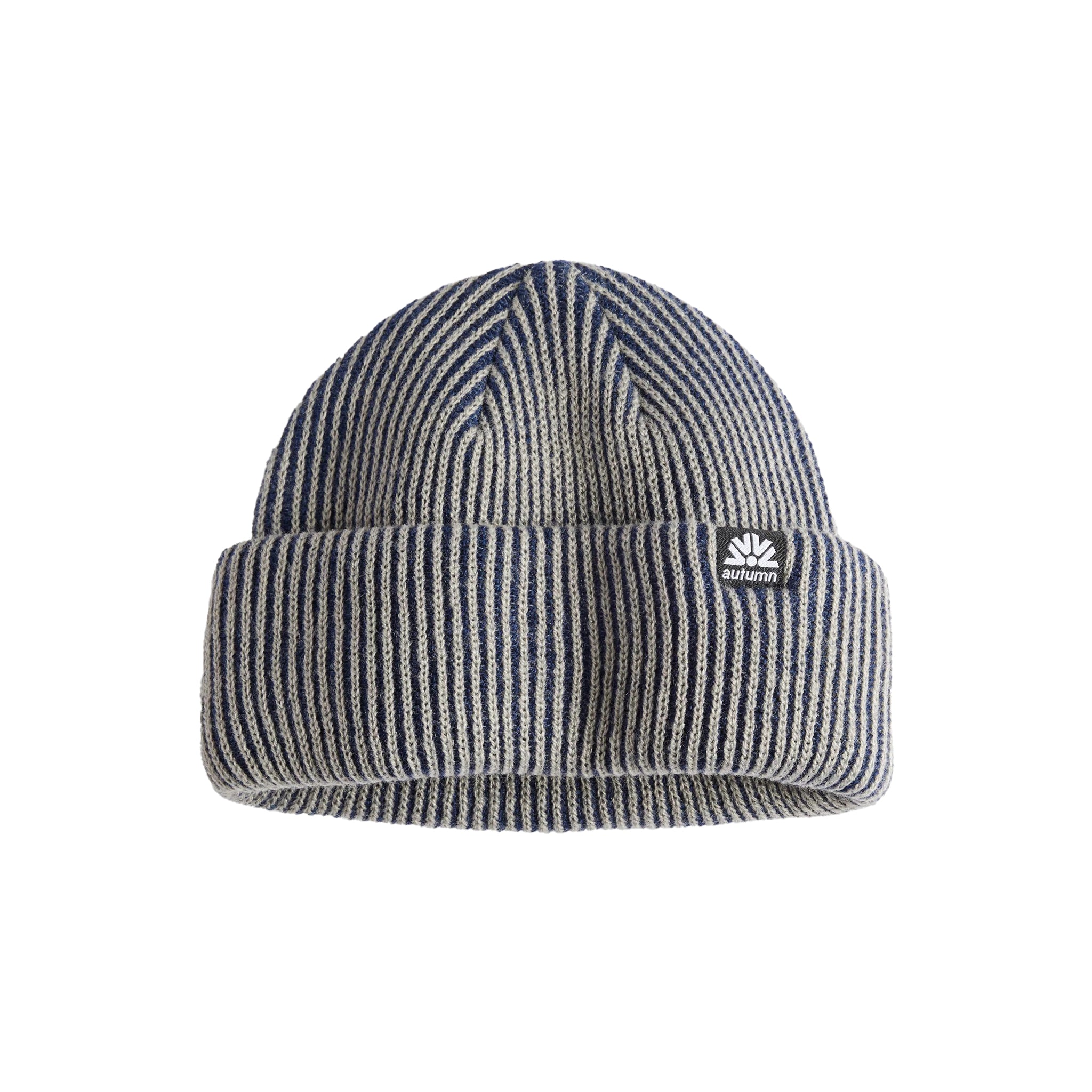 AUTUMN HEADWEAR（オータム ヘッドウェア）| CORD DOUBLE ROLL BEANIE / NAVY | スノーボード・スケートボードのTACTICS JAPAN