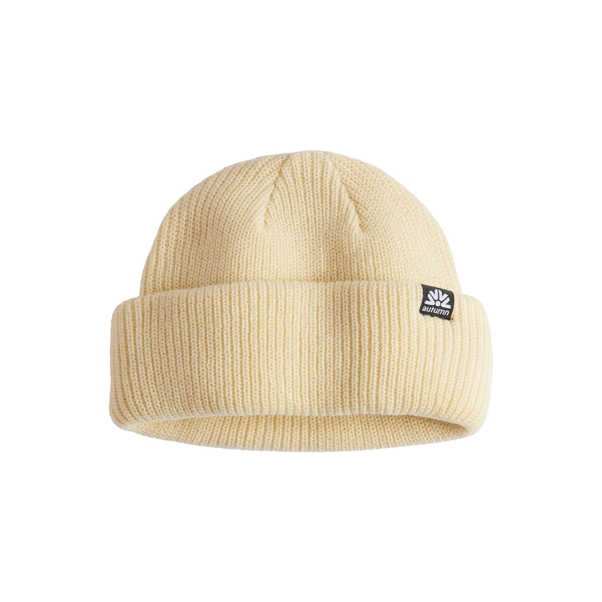 AUTUMN HEADWEAR（オータム ヘッドウェア）| DOUBLE ROLL BEANIE / EGGSHELL | スノーボード・スケートボードのTACTICS JAPAN