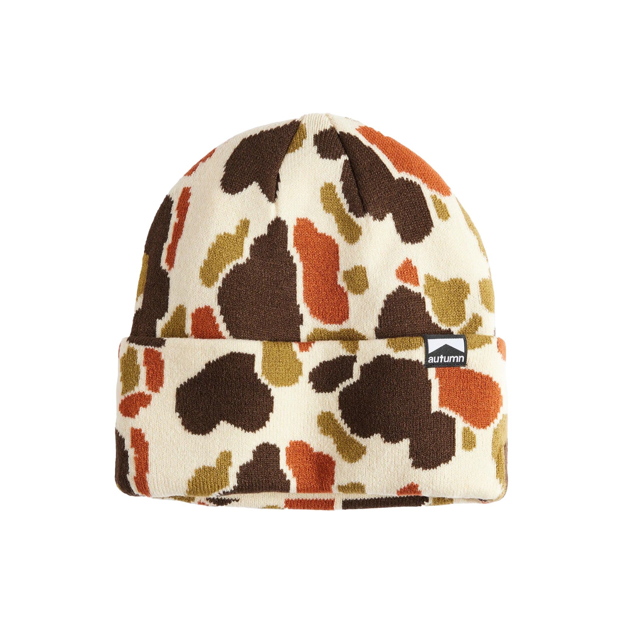 AUTUMN HEADWEAR（オータム ヘッドウェア）| DUCK CAMO BEANIE / EGGSHELL | スノーボード・スケートボードのTACTICS JAPAN
