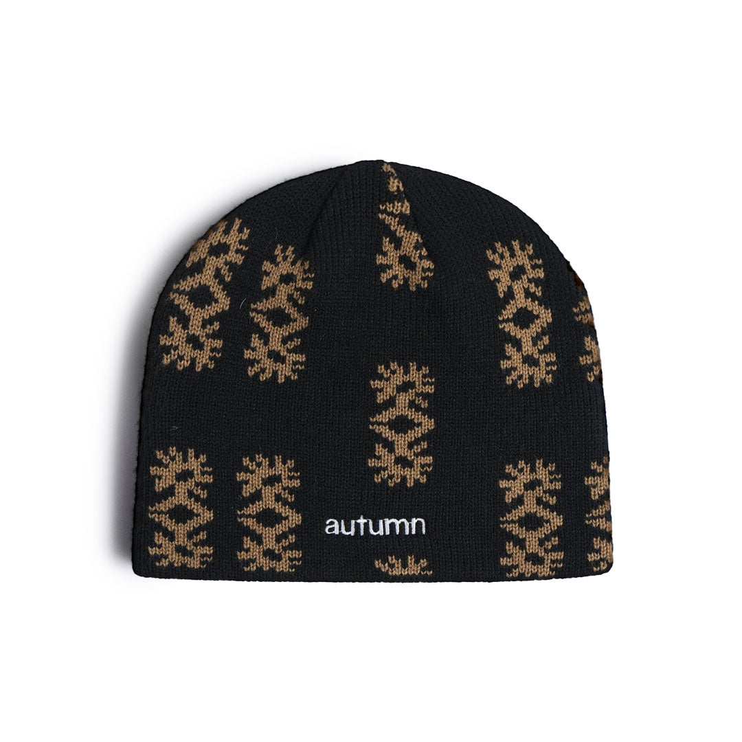 GLYPHS BEANIE / BLACK