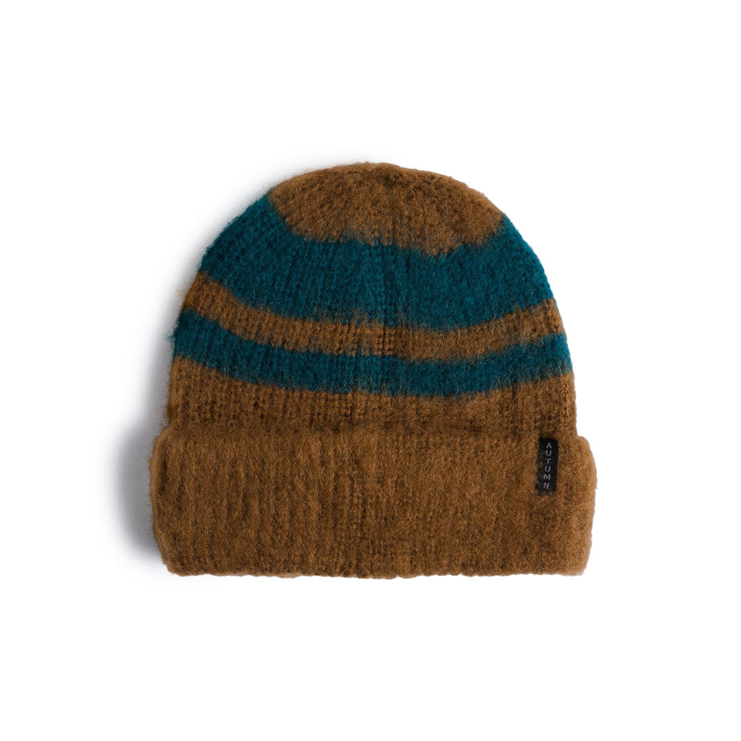 SPORTS STRIPE BEANIE / DIRT