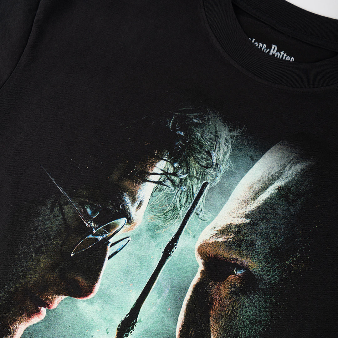 WELCOME SKATEBOARDS（ウェルカム スケートボード）| HARRY POTTER X WELCOME FINALE GARMENT-DYED BOXY S/S TEE / BLACK | スノーボード・スケートボードのTACTICS JAPAN