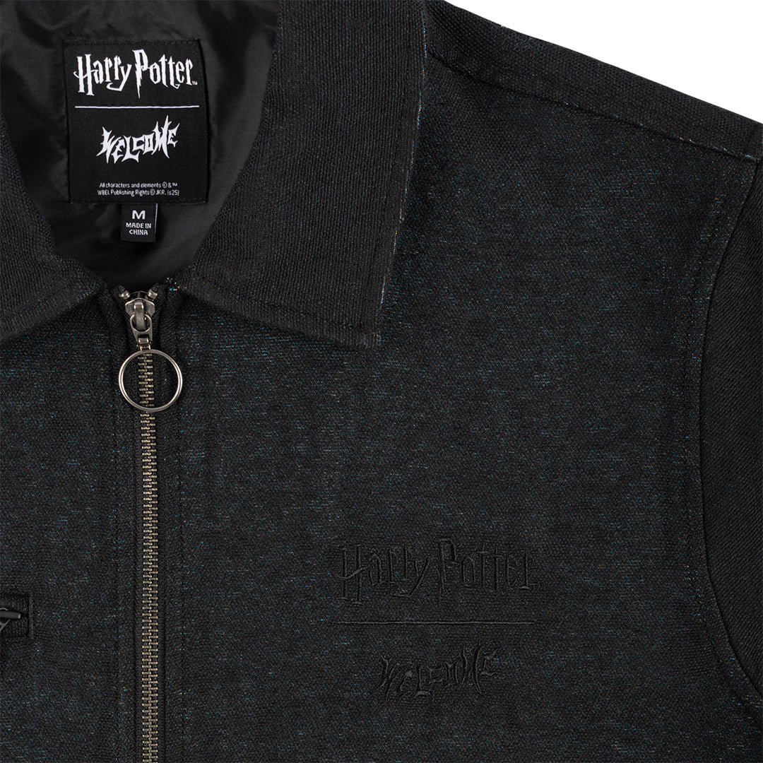 WELCOME SKATEBOARDS（ウェルカム スケートボード）| HARRY POTTER X WELCOME FINALE TAPESTRY L/S ZIP JACKET / BLACK | スノーボード・スケートボードのTACTICS JAPAN