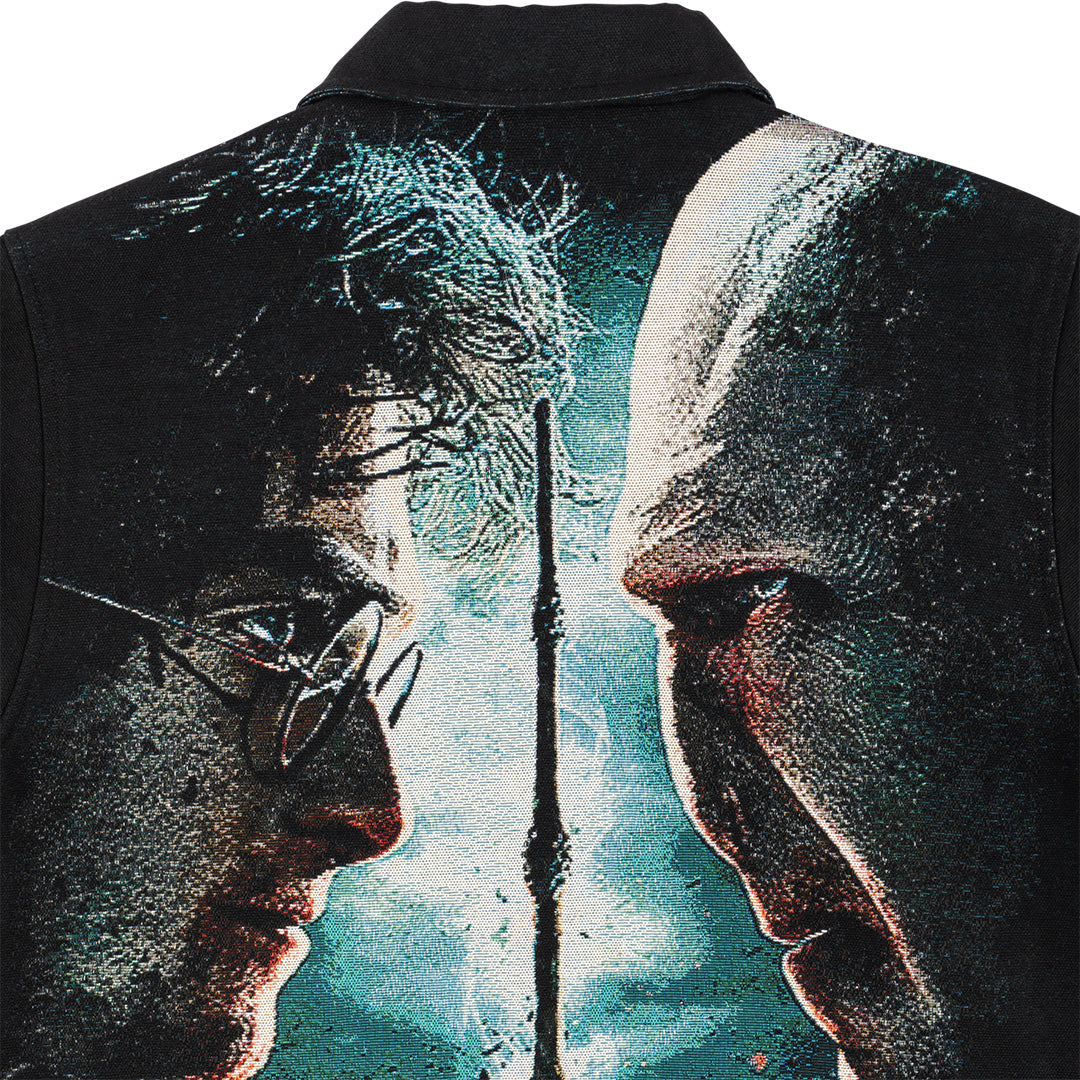 WELCOME SKATEBOARDS（ウェルカム スケートボード）| HARRY POTTER X WELCOME FINALE TAPESTRY L/S ZIP JACKET / BLACK | スノーボード・スケートボードのTACTICS JAPAN