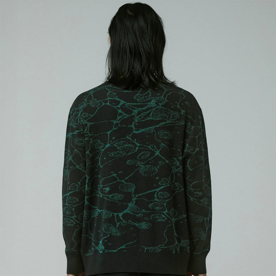 FORMER（フィーマー）| GLOBAL MIND CREW KNIT / BLACK | スノーボード・スケートボードのTACTICS JAPAN