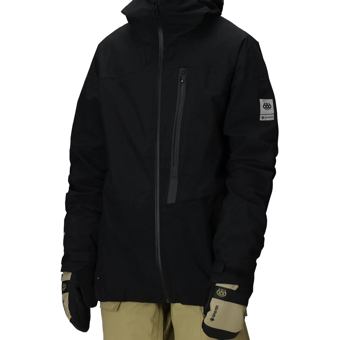 686（シックス エイト シックス）| GORE-TEX GT THERMAGRAPH INSULATED JACKET / BLACK | スノーボード、スケートボードのTACTICS JAPAN