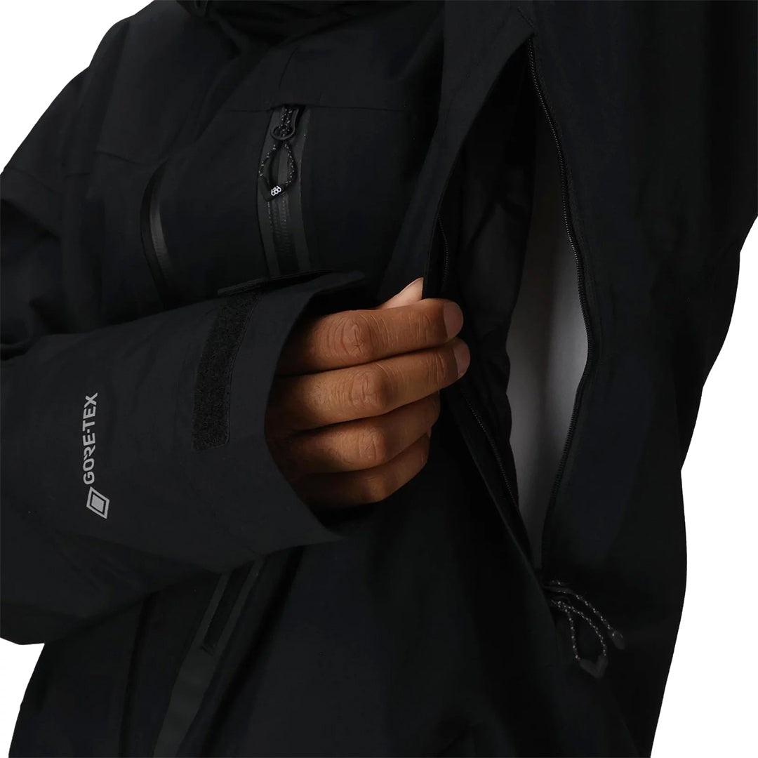 686（シックス エイト シックス）| GORE-TEX GT THERMAGRAPH INSULATED JACKET / BLACK | スノーボード、スケートボードのTACTICS JAPAN