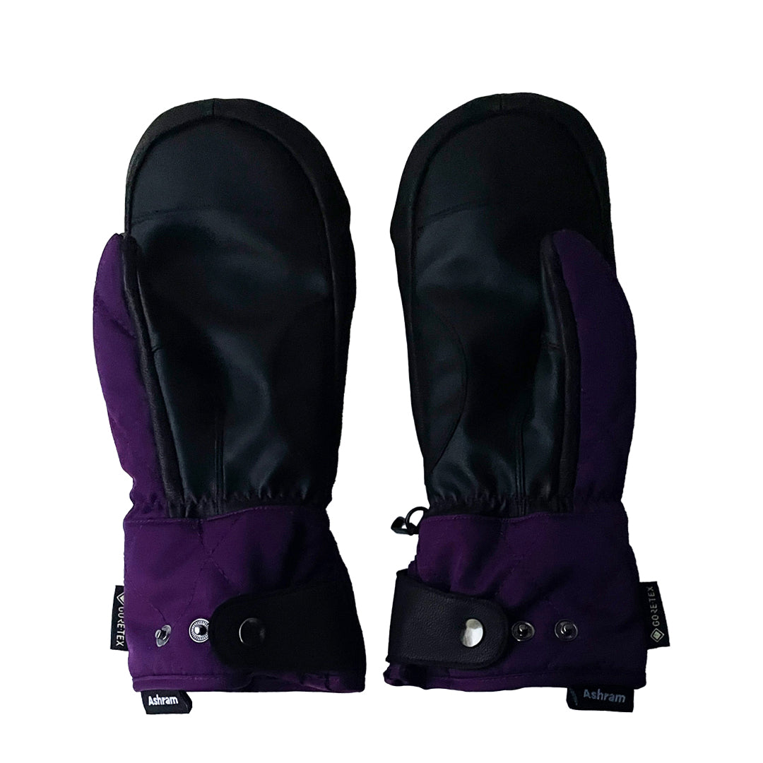 UNFRM（ユニフォーム）| GORE-TEX MILITARY DIAMOND QUILT MITTEN GLOVE BY ASHRAM / PURPLE | スノーボード・スケートボードのTACTICS JAPAN