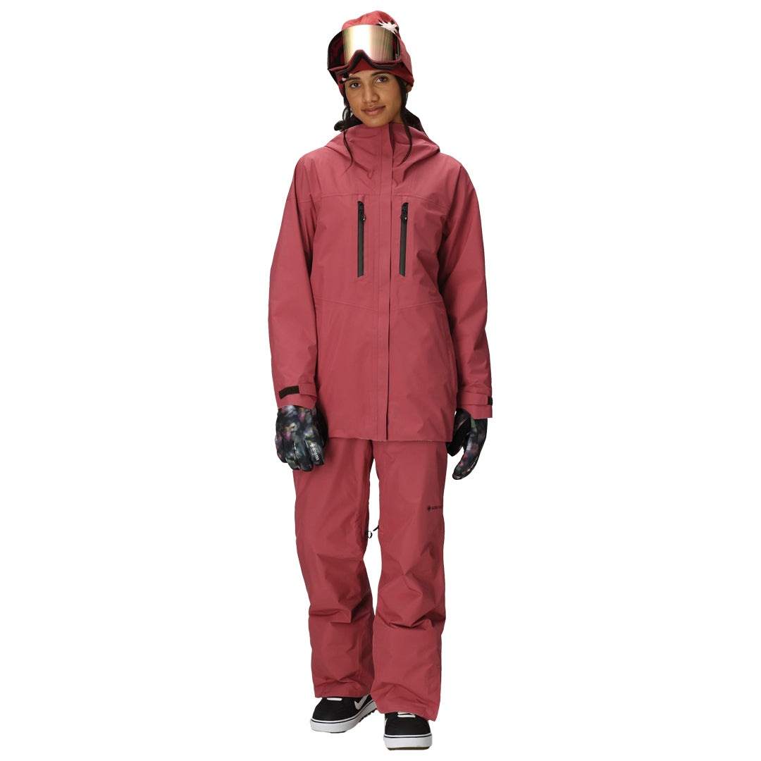 686 （シックス エイト シックス） | WOMEN'S GORE-TEX WILLOW™ INSULATED PANT / ROSEWOOD | スノーボード・スケートボードのTACTICS JAPAN