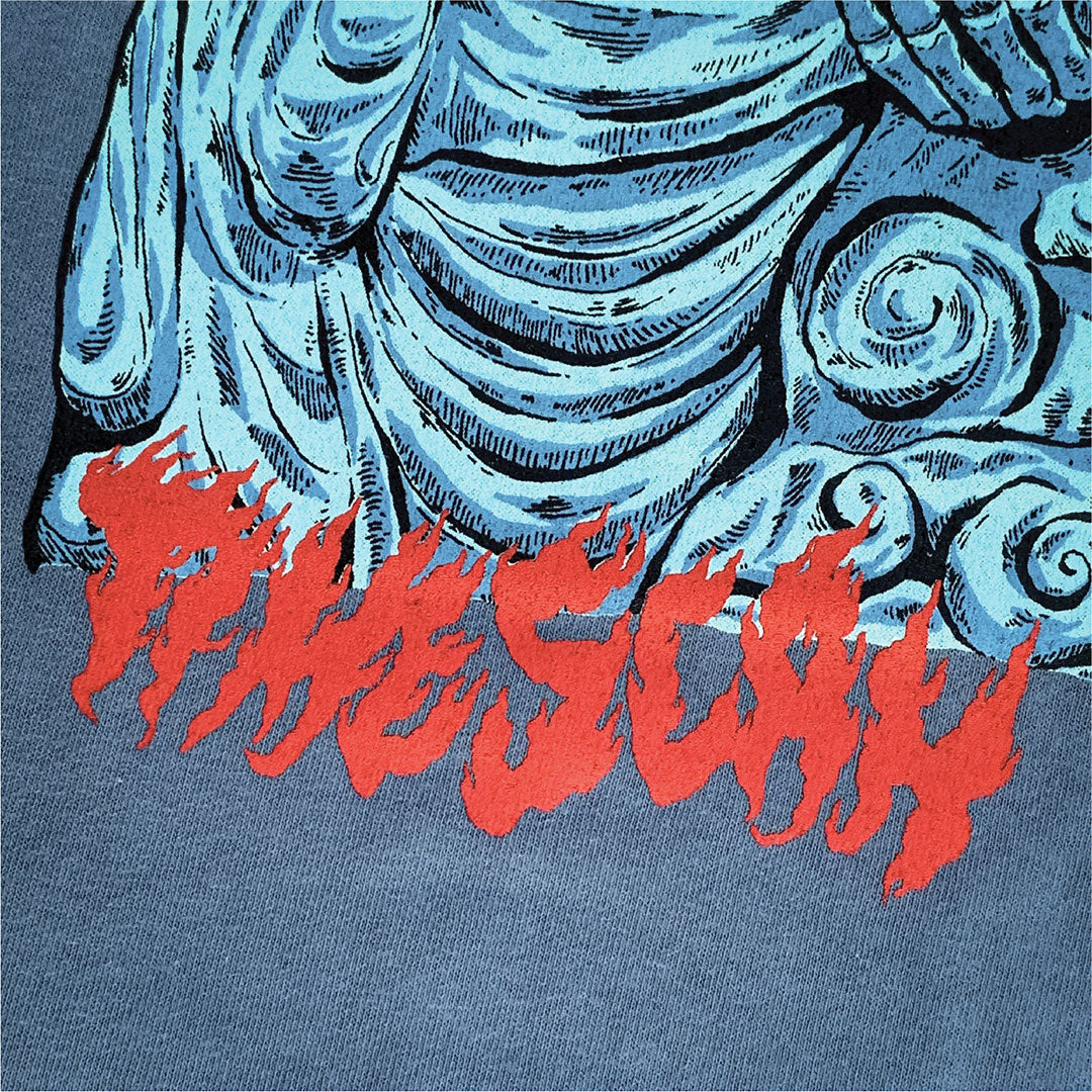 TIMESCAN（タイムスキャン）| GREAT BUDDHA T-SHIRT / BLUE | スノーボード・スケートボードのTACTICS JAPAN