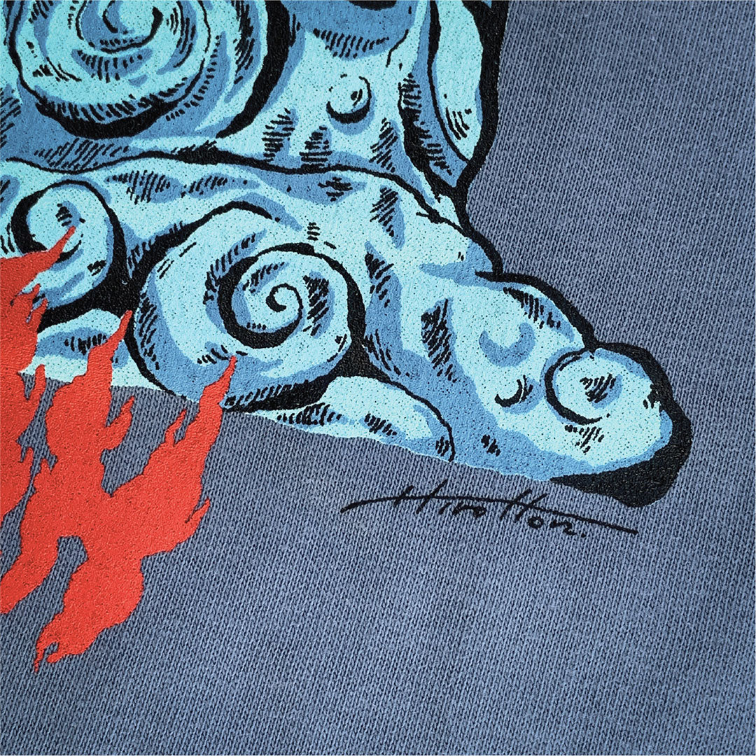 TIMESCAN（タイムスキャン）| GREAT BUDDHA T-SHIRT / BLUE | スノーボード・スケートボードのTACTICS JAPAN