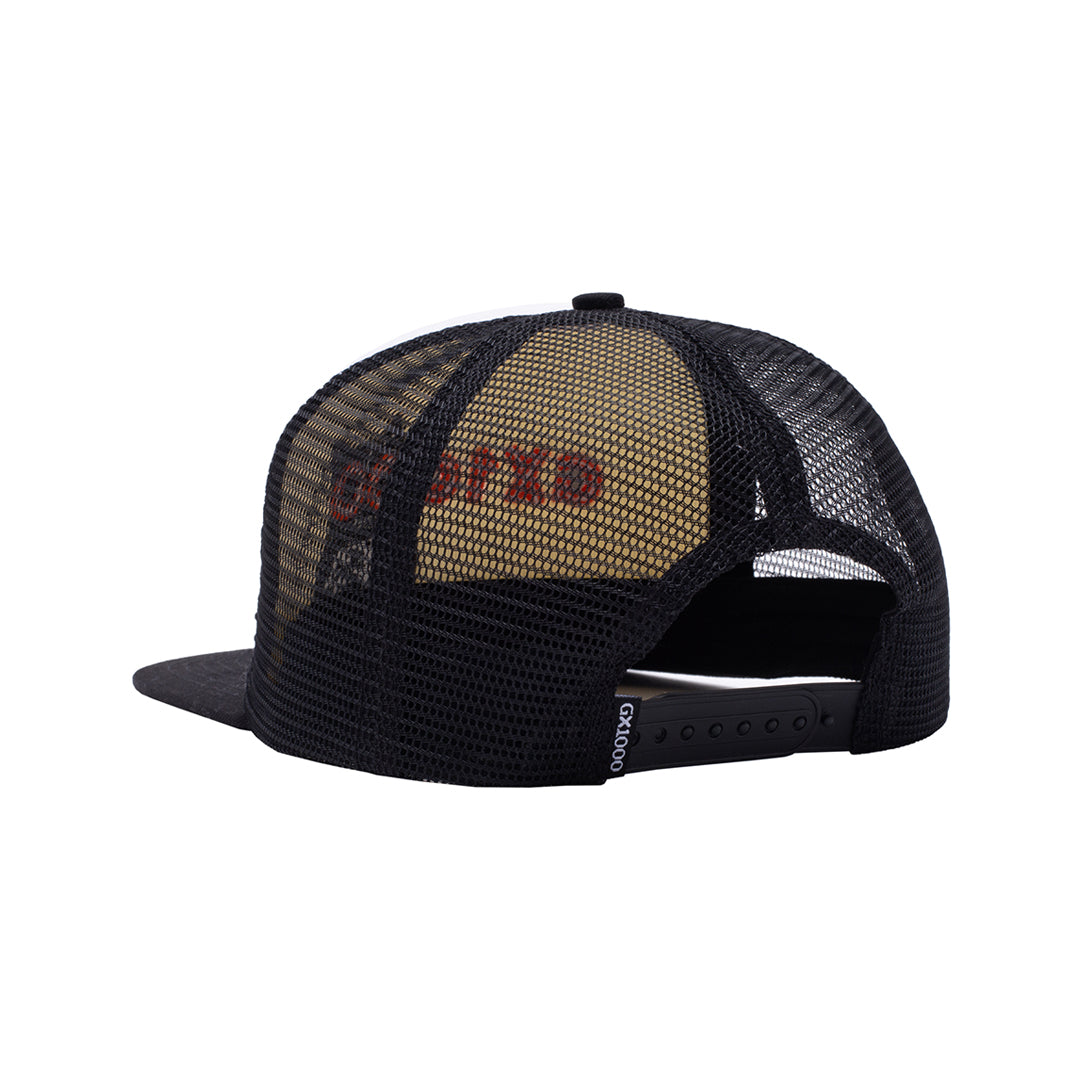 GX1000（ジーエックス ワンサウザンド）| OWL TRUCKER HAT / BLACK | スノーボード・スケートボードのTACTICS JAPAN