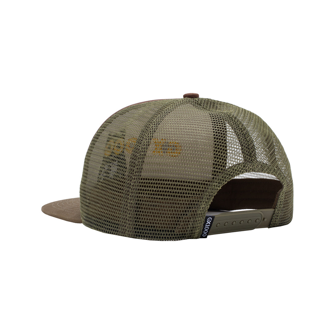 GX1000（ジーエックス ワンサウザンド）| OWL TRUCKER HAT / BROWN | スノーボード・スケートボードのTACTICS JAPAN