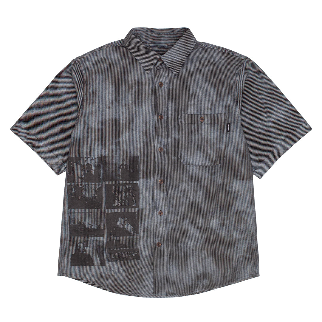 GX1000（ジーエックス ワンサウザンド）| SHORT SLEEVE BUTTON DOWN / OVER DYED / BLEACH SPOTS | スノーボード・スケートボードのTACTICS JAPAN