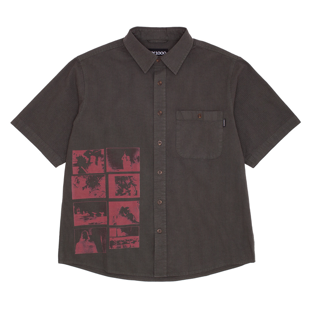 GX1000（ジーエックス ワンサウザンド）| SHORT SLEEVE BUTTON DOWN / OVER DYED | スノーボード・スケートボードのTACTICS JAPAN