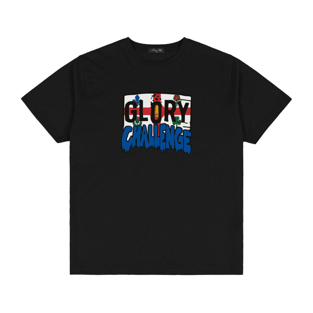 DIME MTL（ダイム モントリオール）| GLO DIME GLORY CHALLENGE T-SHIRT / BLACK | スノーボード・スケートボードのTACTICS JAPAN