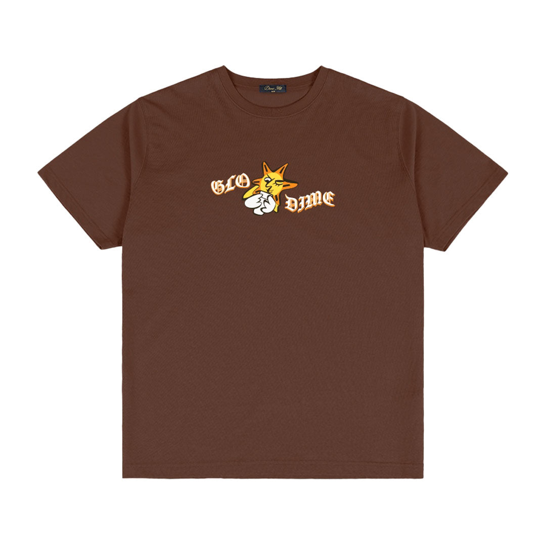 DIME MTL（ダイム モントリオール）| GLO DIME SUN T-SHIRT / DARK BROWN | スノーボード・スケートボードのTACTICS JAPAN