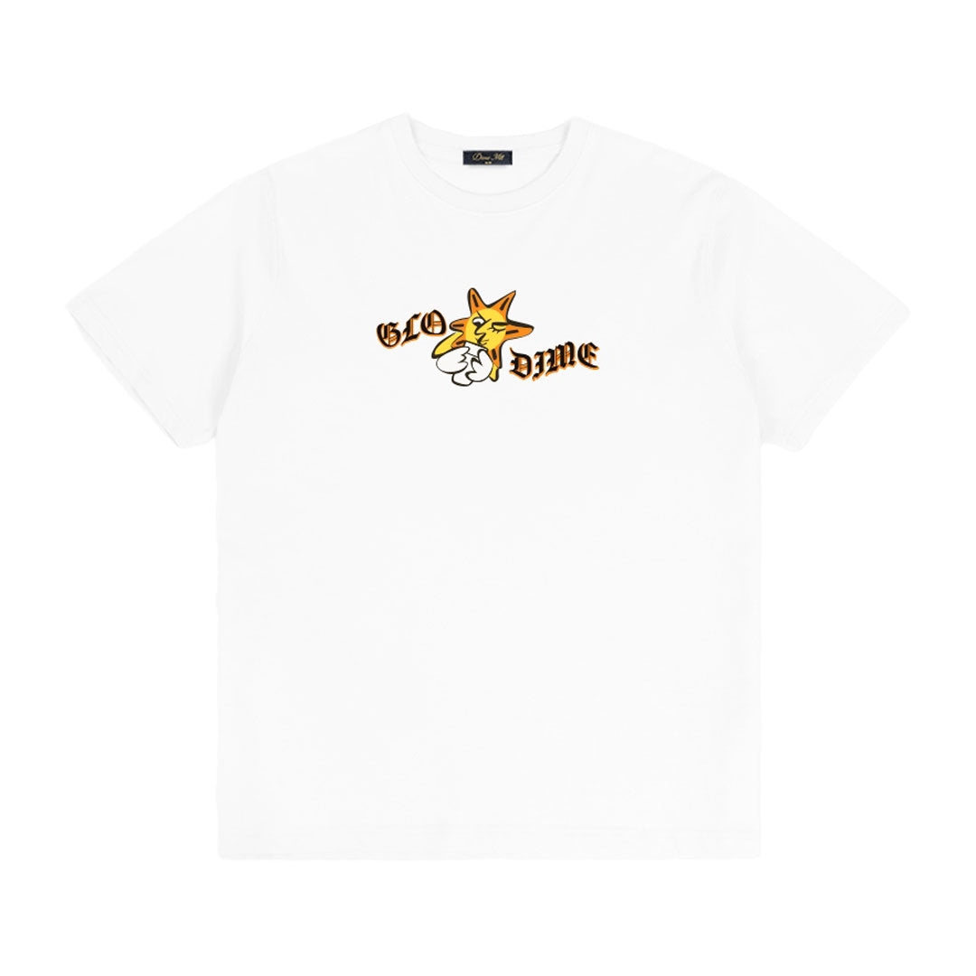 DIME MTL（ダイム モントリオール）| GLO DIME SUN T-SHIRT / WHITE | スノーボード・スケートボードのTACTICS JAPAN