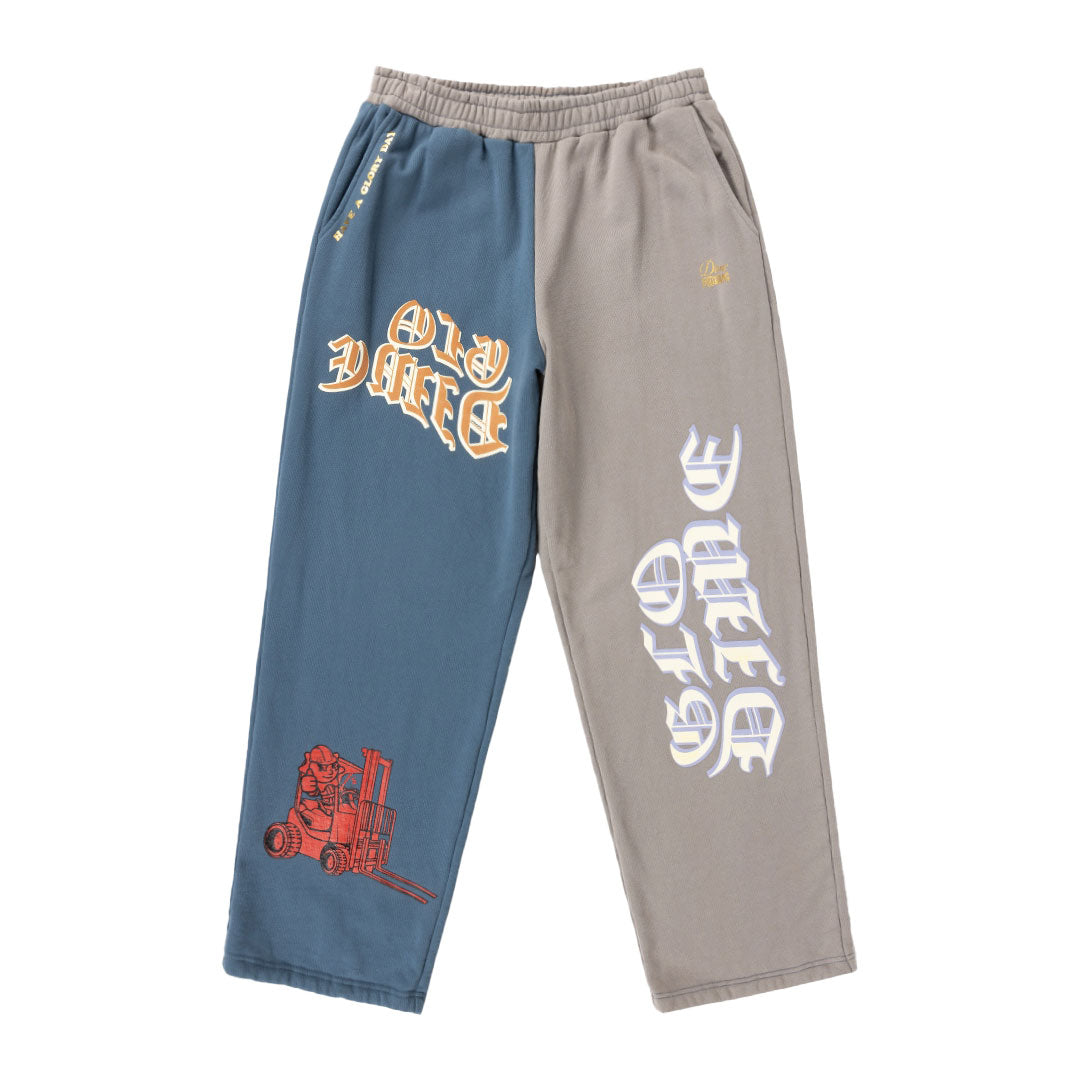 DIME MTL（ダイム モントリオール）| GLO DIME SWEATPANTS / GRAY/STORM BLUE | スノーボード・スケートボードのTACTICS JAPAN