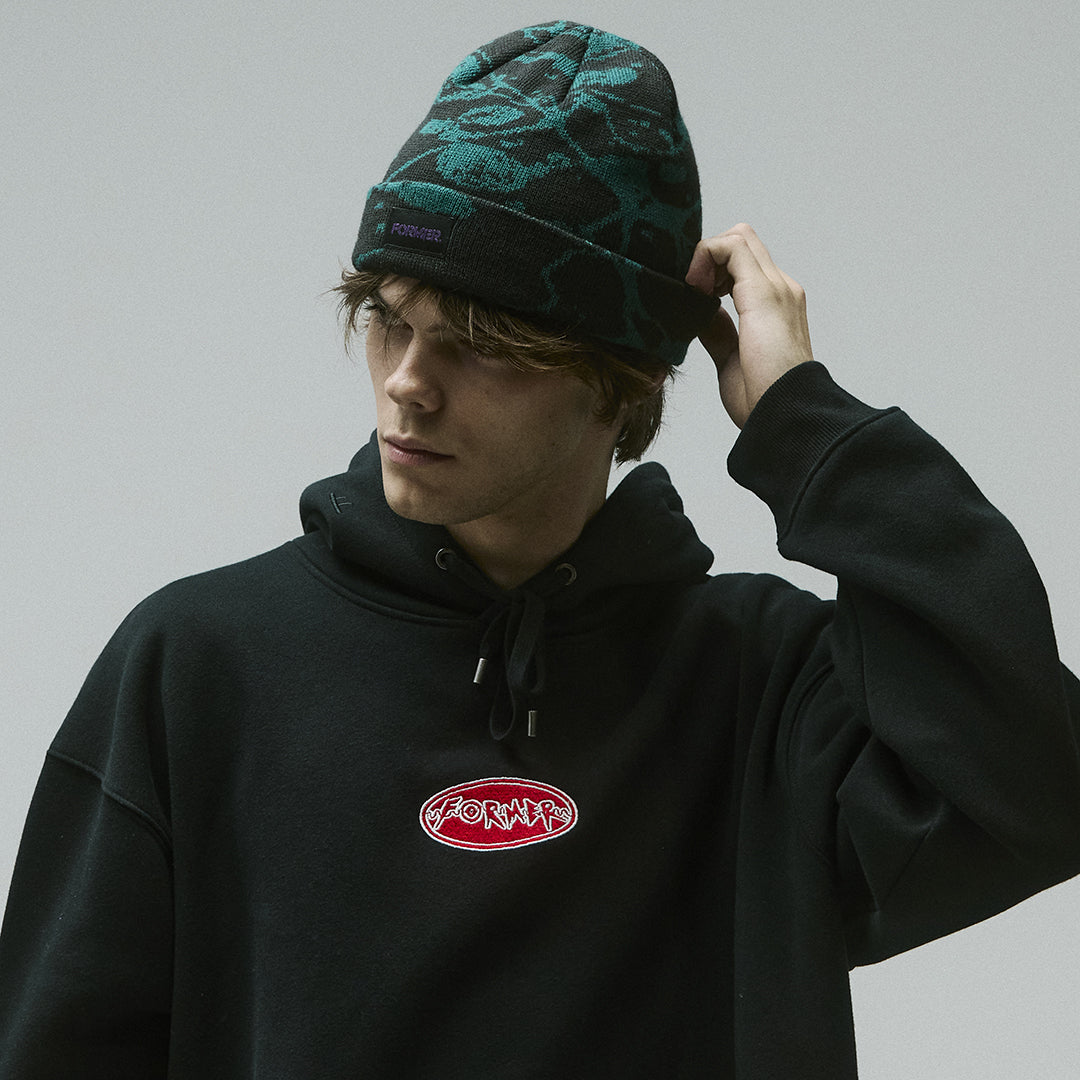 FORMER（フォーマー）| GLOBAL MIND BEANIE / PETROL | スノーボード・スケートボードのTACTICS JAPAN