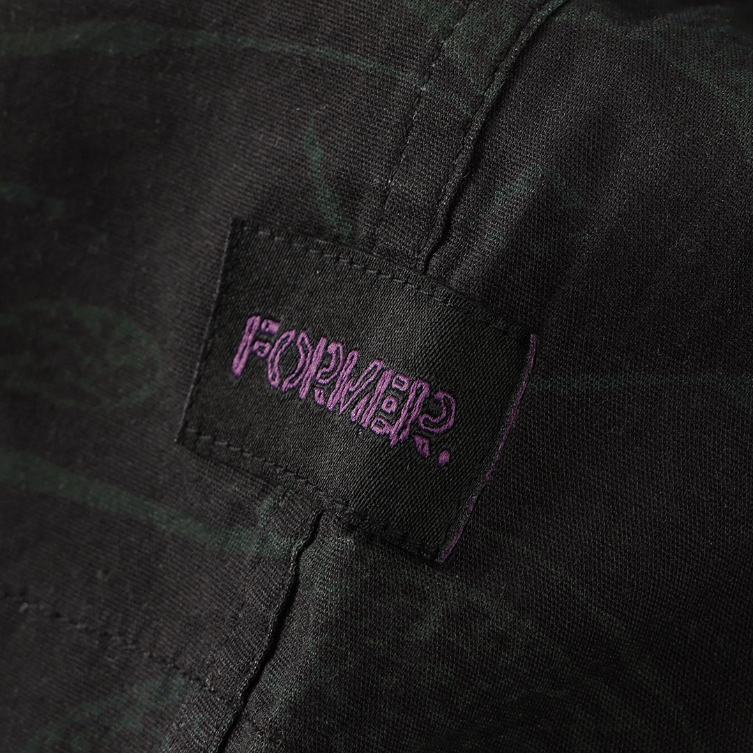 FORMER（フォーマー）| VIVIAN GLOBAL MIND SS SHIRT / BLACK | スノーボード・スケートボードのTACTICS JAPAN