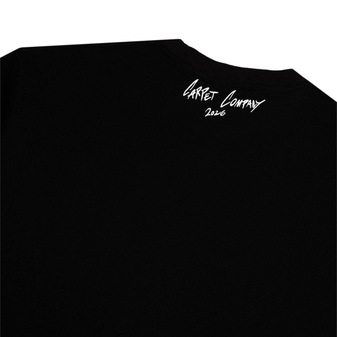 CARPET COMPANY（カーペット カンパニー）| GLOW IN THE DARK C-STAR TEE / BLACK | スノーボード・スケートボードのTACTICS JAPAN