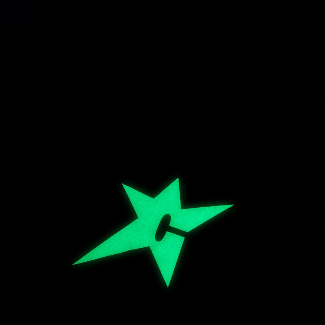 CARPET COMPANY（カーペット カンパニー）| GLOW IN THE DARK C-STAR TEE / WHITE | スノーボード・スケートボードのTACTICS JAPAN