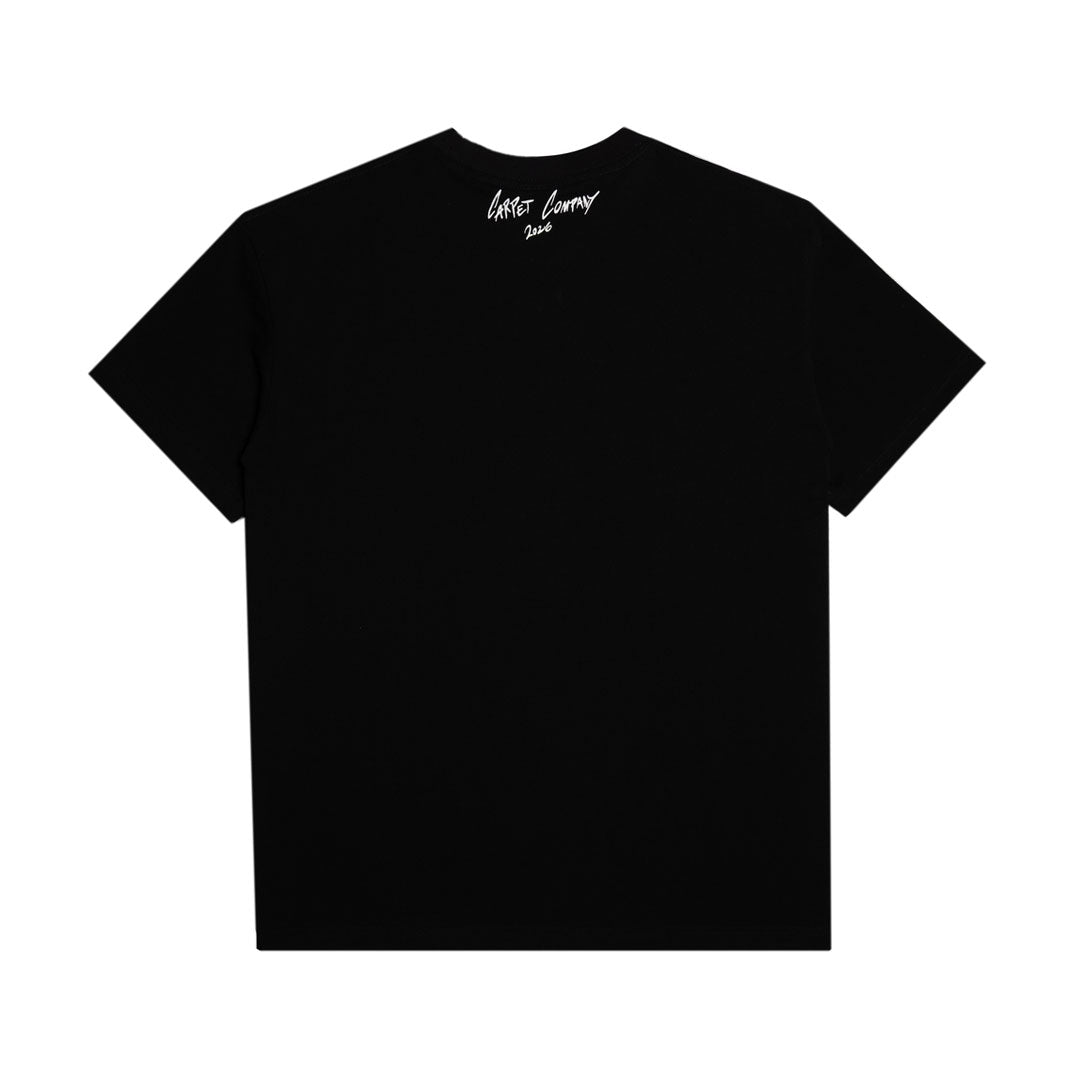 CARPET COMPANY（カーペット カンパニー）| GLOW IN THE DARK C-STAR TEE / BLACK | スノーボード・スケートボードのTACTICS JAPAN