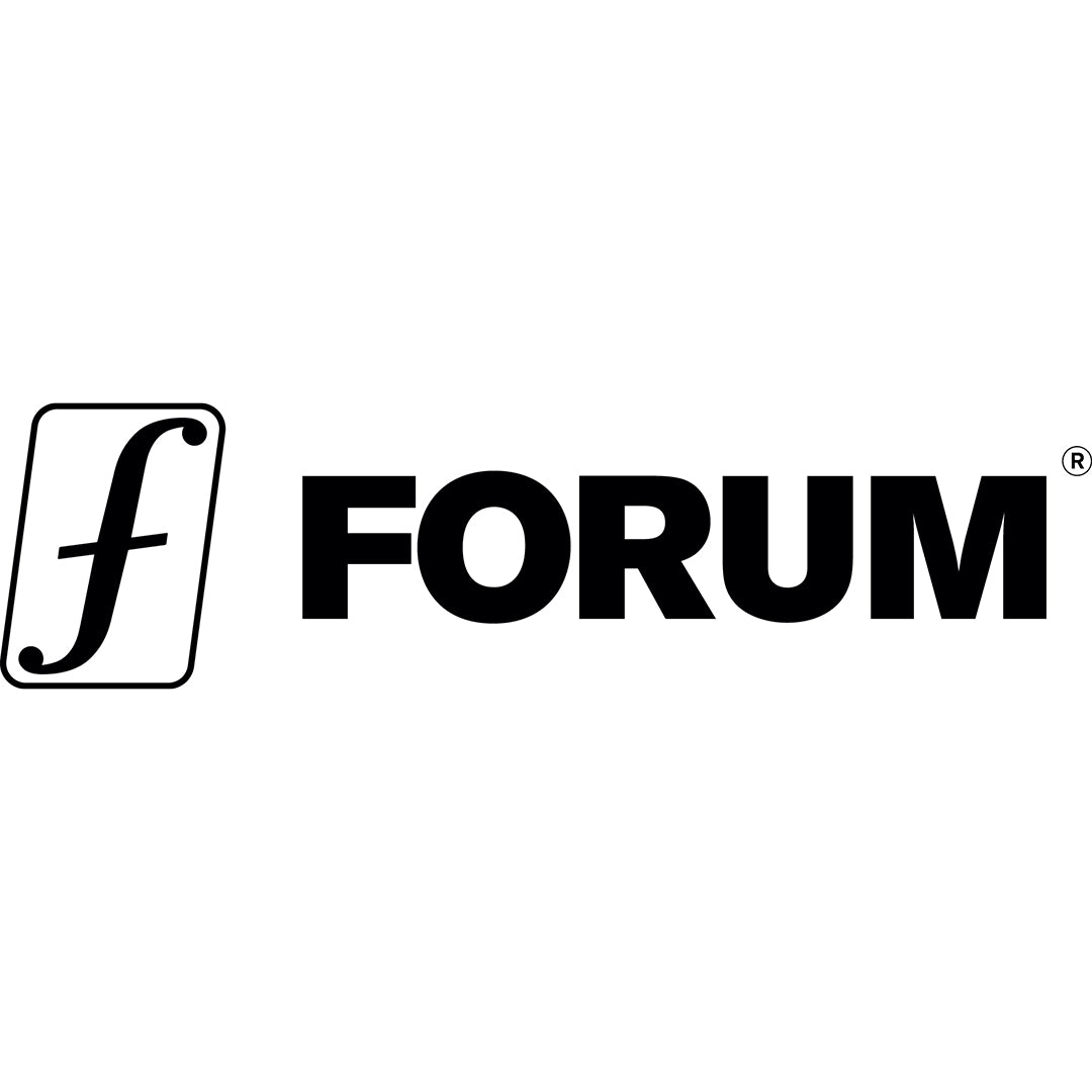 FORUM LOGO DIECUT STICKER / BLACK