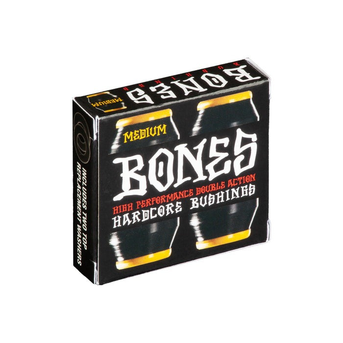 BONES BEARINGS（ボーンズ）| スケートボード ブッシュ | HARDCORE BUSH MEDIUM BLACK -91A | スノーボード・スケートボードのTACTICS JAPAN