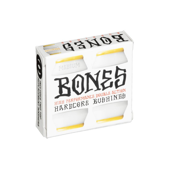 BONES（ボーンズ）| スケートボード アクセサリー | HARDCORE BUSH MEDIUM WHITE - 91A | スノーボード・スケートボードのTACTICS JAPAN
