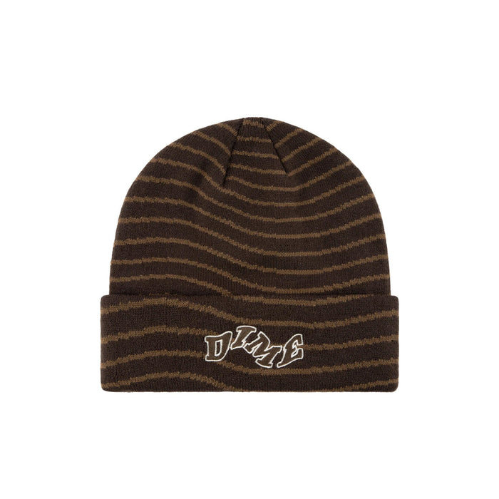 COLLEGE WAVE CUFF BEANIE / BROWN