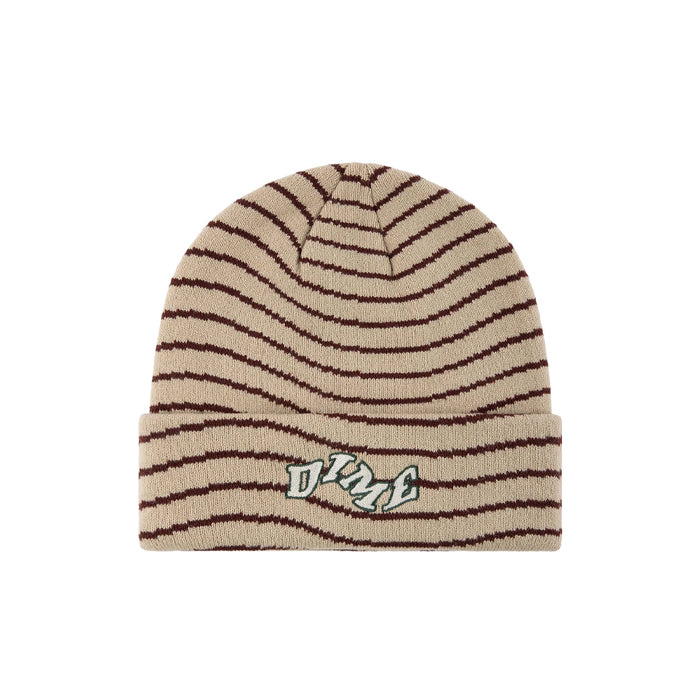 COLLEGE WAVE CUFF BEANIE / CREAM